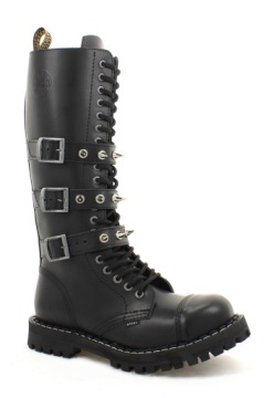 GLANY STEEL CZARNE SPIKES 20-DZIUR 36