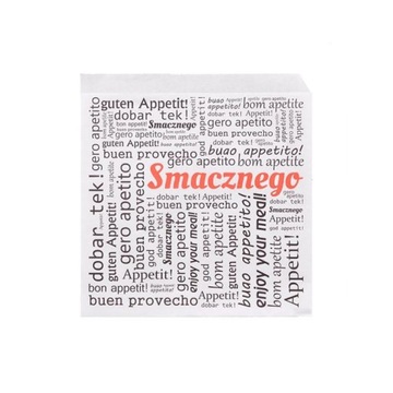 Opakowanie, koperta papierowa - na burgera, kebaba - 16x15cm - 200 sztuk