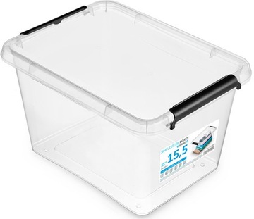 MOXOM Pudełko Pojemnik Organizer Pokrywka - 15,5 L
