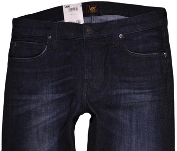 LEE spodnie SKINNY blue REGULAR jeans _ W30 L32