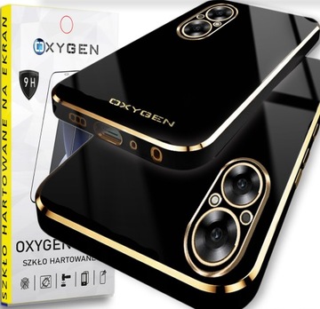 Etui Case pokrowiec OXYGEN GLOW do REALME C67 4G + SZKŁO HARTOWANE