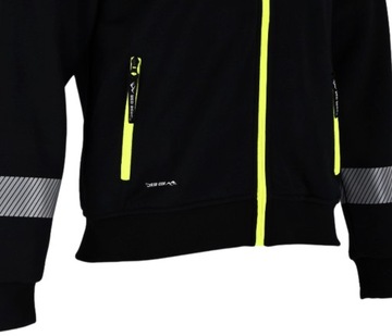 МУЖСКАЯ РАБОЧАЯ ТОЛСТОВКА, ЗАЩИТНАЯ КУРТКА OHS, СВЕТООТРАЖАЮЩАЯ СВЯЗЬ, ПРЕДУПРЕЖДЕНИЕ