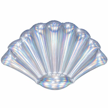 Nadmuchiwany leżak Bestway 43414 IRIDESCENT SHELL 185 x 114 cm perłowy