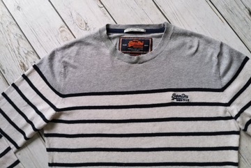 MĘSKI SWETER SUPERDRY r. XL KASZMIR