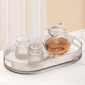 Поднос для завтрака Vanity Platter Универсальный прозрачный декоративный поднос