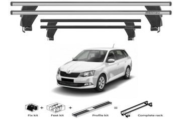 Bagażnik dachowy aluminiowy SKODA Fabia III kombi model od 2015>