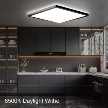 Zestaw 3x PANEL PLAFON LED 24W NATYNKOWY CZARNY