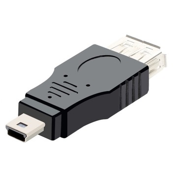 ADAPTER PRZEJŚCIÓWKA USB-A 2.0 ŻEŃSKI do MINI USB
