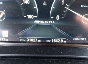 BMW Seria 5 G30-G31 2019 BMW Seria 5 2019, 4.4L, 4x4, M550I, od ubezpieczalni, zdjęcie 12