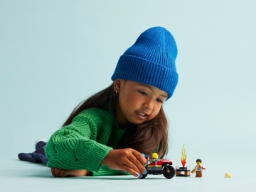 LEGO City 60410 Пожарно-спасательный мотоцикл + сумка LEGO