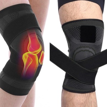 STABILIZATOR ORTEZA KOLANA WSPARCIEM RZEPKI OPASKA NA KOLANO ROZMIAR XXXL
