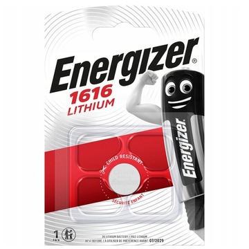 BATERIA - CR1616 - LITOWA - 3V - ENERGIZER - 1SZT.