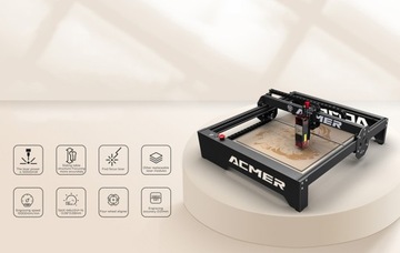 Новый лазерный гравер ACMER P1 10W + Валик + Пад XL