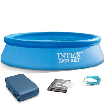 BASEN OGRODOWY ROZPOROWY POKRYWA 244x61 INTEX 6w1