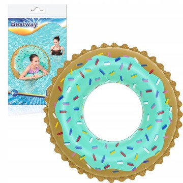 Bestway 36300 Кольцо для плавания «Пончик» 91см
