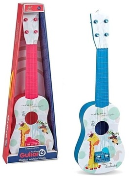 GITARA DLA DZIECI DUŻA 55CM UKULELE GRA INSTRUMENT