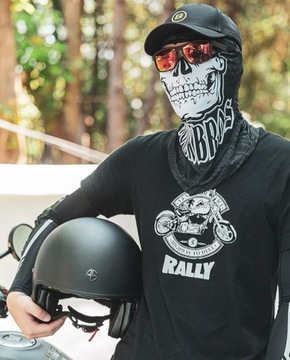 ЧЕРЕП Шелковая Балаклава Высококачественный универсальный размер Череп