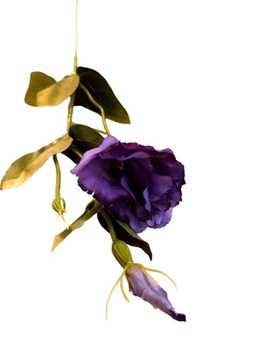 KWIAT EUSTOMA SZTUCZNY KWIAT FIOLETOWA 50 CM