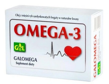 GALOMEGA kwasy omega-3 i omega-6, 150 kapsułek GAL