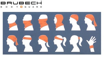 ЮБКА BRUBECK БАНДАНА ШАРФ ЗАЩИТА ЛИЦА L/XL