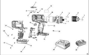 Трансмиссия Stanley Fatmax FMC601 тип 1