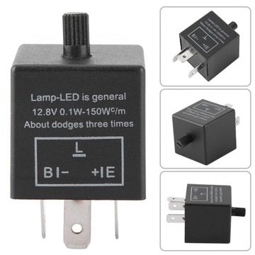 Lampy błyskowej LED 12V regulowana częstotliwość L
