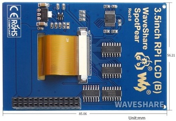 СЕНСОРНЫЙ ЖК-ЭКРАН TFT 3,5 ДЮЙМА IPS Raspberry Pi