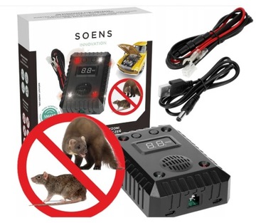 ODSTRASZACZ KUN I GRYZONI 730721 DO SAMOCHODU POMIESZCZEŃ ULTRADŹWIĘK