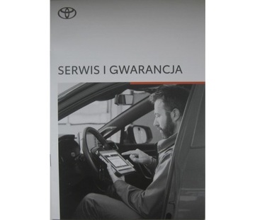 TOYOTA książka serwisowa przeglądów 07.2022r nowa Polska oryginalna
