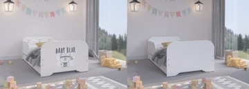 Детская кровать MIKI 160х80 + матрас МНОГИЕ дизайны