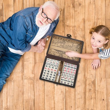 НАСТОЛЬНАЯ ИГРА МАДЖОНГ развивает мозг и логическое мышление в наборе кейсов