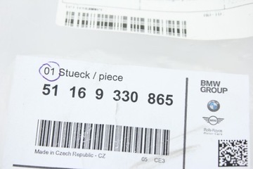 KRYT UZAVŘENÍ ZÁMEK PŘIHRÁDKY OPĚRADLA BMW F90 M5 G30 G31 G32 6GT