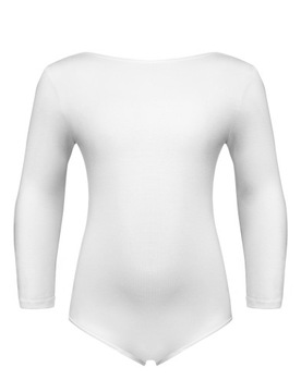 BODY BALETOWE Z DŁUGIM RĘKAWEM STRÓJ TANIEC 98/104