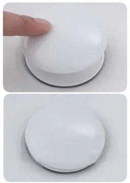 РАКОВИНА CLICK CLACK CLICK-CLACK БЕЛАЯ КЕРАМИЧЕСКАЯ ПРОБКА СО СЛИВНЫМ ФИЛЬТРОМ