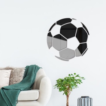 Akrylowe piłki nożnej DIY naklejki ścienne z efe