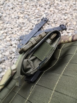 Крепежный ремень 2 пряжки Molle System 75 BK