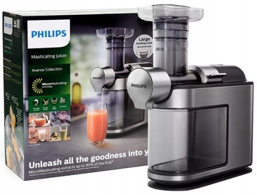 PHILIPS HR1949/20 - Wyciskarka wolnoobrotowa Quick Clean 200W