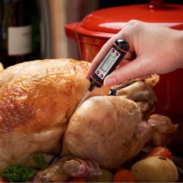 ЦИФРОВОЙ КУХОННЫЙ ТЕРМОМЕТР С ЗОНДОМ ДЛЯ МЯСА, ГРИЛЯ, ЖАРКИ, ЖК-дисплей