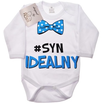 Białe BODY SYN IDEALNY dł ręk. wyprawka ROBIK r.56
