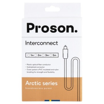 Kabel do subwoofera RCA premium wtyki Proson 4m