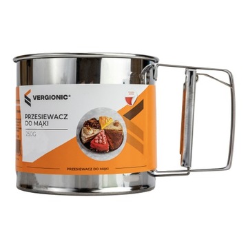 Просеиватель для муки, сахарница, стальное сито.