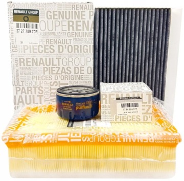 RENAULT MEGANE III 1.6 16V ZESTAW FILTRÓW ORYGINAŁ