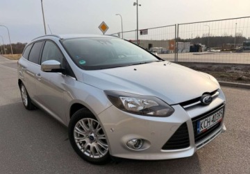 Ford Focus III Kombi 1.6 EcoBoost 150KM 2011 Ford Focus TITANIUM 1.6EB 150ps 6Biegow Tylko115TysPrzebiegu SamParkuje UN, zdjęcie 8