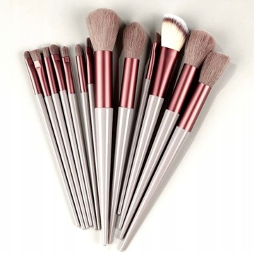 Набор из 13 профессиональных кистей для макияжа + футляр.