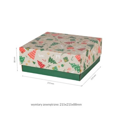 ZESTAW DO PAKOWANIE PREZENTÓW PUDEŁKO WYPEŁNIACZ WSTĄŻKA