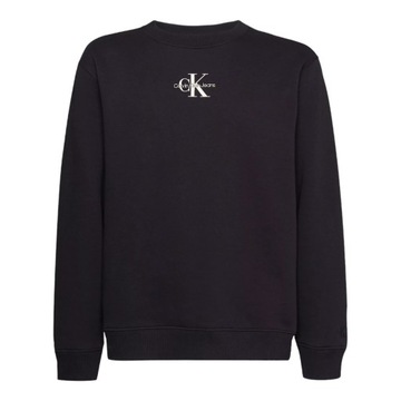 CALVIN KLEIN BLUZA MĘSKA MONOLOGO CREW NECK CZARNA r.L