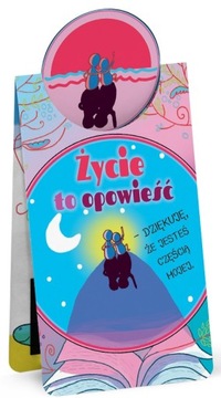 ZAKŁADKA MAGNETYCZNA NA KSIĄŻKI ŻYCIE TO OPOWIEŚĆ DZIĘKUJĘ ŻE JESTEŚ HENRY