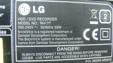 DVD/HDD-РЕКОРДЕР LG RH177