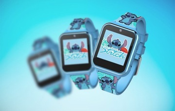ДЕТСКИЕ ЛИЦЕНЗИОННЫЕ СМАРТ-ЧАСЫ ДЛЯ ДЕТЕЙ LILO STITCH 6 ИГР ШАГОМЕТР