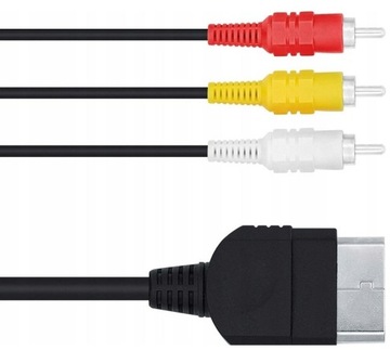 3 аудио-видео Xbox Classic AV-кабеля RCA Cinch